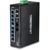 Image de TRENDnet TI-G102 - Commutateur - non géré - 8 x 10/100/1000 + 2 x SFP Gigabit combiné - Montage sur rail DIN, fixation murale - Tension CC - Conformité TAA