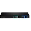Image de TRENDnet TPE 204US - Commutateur - intelligent - 8 x 10/100/1000 (UPOE) + 8 x 10/100/1000 (PoE+) + 4 x SFP Gigabit partagé - Montable sur rack - UPOE (370 W)