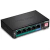 Image de TRENDnet TPE LG50 - Commutateur - non géré - 4 x 10/100/1000 (PoE+) + 1 x 10/100/1000 - de bureau - PoE+ (32 W) - Conformité TAA
