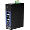 Image de Trendnet Commutateur industriel géré sur rail DIN 10 ports Gigabit L2 (10 ports), Switch réseau, Noir