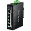 Image de Trendnet TI-PG50 Commutateur réseau géré Gigabit Ethernet (10/100/1000) Noir Alimentation par Ethernet (PoE) (5 ports), Switch réseau, Noir