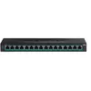 Image de TRENDnet TPE TG160H - Commutateur - 16 x 10/100/1000 (PoE+) - Montable sur rack - PoE+ (123 W) - Conformité TAA