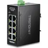 Image de Trendnet TI-ELC80 Mini commutateur Ethernet 8 ports industriel DIN-Rail (8 ports), Switch réseau, Noir