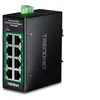 Image de TRENDnet TI-PELC80 - Version V1.xR - commutateur - industrial, mini - 8 x 10/100 (PoE+) - Montage sur rail DIN, fixation murale - PoE+ (200 W) - Conformité TAA