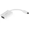 Image de Trendnet USB-C vers VGA HDTV USB TYP-C vers VGA Power Delivery (VGA, 6 cm), Adaptateur données + vidéo, Blanc