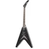 Image de Guitare électrique Epiphone Flying V Artist Dave Mustaine Custom avec étui Black Metallic Ibg