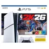 Image de Pack Console PlayStation 5 Sony Edition Standard Slim Blanc et Noir + NBA 2K26