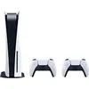 Image de Sony PlayStation 5 825 Go [Édition disque incl. 2 manette sans fil DualSense] blanc en occasion ou reconditionné