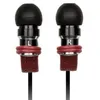 Image de Meters M-Ears - Écouteurs avec micro - intra-auriculaire - filaire - jack 3,5mm - rouge