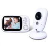 Image de Moniteur Bébé Numérique sans Fil 2.4GHz, interphone Bidirectionnel, Vision Nocturne de 5m avec un écran LCD de 3.2 - Blanc