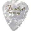 Image de Accessoires guitares FENDER PACK DE 12 MEDIATORS FORME 351 PREMIUM BLANC MOTO MEDIUM MOYEN Médiators