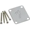 Image de Fender 4-bolt VINTAGE-style Neck Plate ''F'' (chrome) PLAQUES