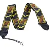 Image de Fender Fender 2 Monogrammed Strap, Black/Yellow/Brown