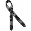 Image de Fender sangle de guitare bk/lt grey/dk grey, Guitare : accessoires, Noir, Gris