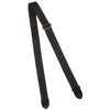 Image de Fender Ceinture Cotton / Extrémités en cuir noir, Guitare : accessoires, Noir
