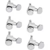 Image de Fender Locking Tuners Strat/Tele chrome (Pièces de rechange pour instruments), Instrument : accessoires, Argent