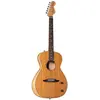 Image de Fender Highway Series Parlor RW All-Mahogany électrique-akoestische westerngitaar met deluxe gigbag (Guitare western, Acajou (corps), Acajou (table d'harmonie)), Guitare, Marron