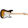 Image de Fender Sonic Stratocaster MN 2-Color Sunburst électrique gitaar (Guitare électrique, érable, Os synthétique, Poplar), Guitare, Marron