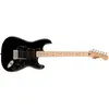 Image de Squier Sonic Stratocaster HSS MN (Guitare électrique, Bois d'érable, Peuplier), Guitare, Noir