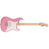 Image de Fender Sonic Stratocaster HT H MN Flash Pink elektrische gitaar met vaste brug (Guitare électrique, érable, Érable-, Peuplier-), Guitare, Rose