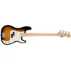 Image de Fender Sonic Precision Bass MN 2-Color Sunburst électrique basgitaar (Basse électrique, Érable (manche), Érable (touche), Peuplier (corps)), Guitare, Marron
