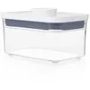 Image de Boîte de rangement de conservation Oxo Pop rectangulaire 0,6 L Blanc