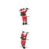 Image de Noël Décoration Ornement Père Noël, Escalade jouet Arbre de Noël intérieur / extérieur Accrochant