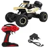 Image de 1/12 RC voiture sur chenilles voiture tout-terrain 4WD télécommande véhicule électrique 2,4 GHz camion cadeau de Noël(Gold)
