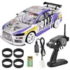 Image de 1/10 4WD RC Car télécommande modèle RC voiture de course Drift Toy Vehicle cadeau de Noël fête(deux batteries pour voiture)
