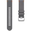 Image de Polar Wrist Band 22mm Lthr Gry/Ora M/L (22 mm, Cuir), Sangles de montre, Gris