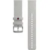 Image de Polar kellarihm S/L, hall/aprikoos (22 mm, Silicone), Sangles de montre, Orange, Gris
