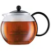 Image de Théière Assam 1 l noir - Bodum - Transparent / Cristal - Verre