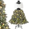Image de Giantex Sapin de Noël Artificiel Pré-éclairé 150 cm, Arbre de Noël Mannequin avec Jupe
