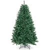 Image de CostwaySapin De Noël Artificiel 180 Cm 1355 Branches En Pvc Support En Métal Pliable à Charnières Installation Rapide Vert