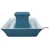 Image de Fontaine Drinkwell Ceramique Pagoda - Bleue Pagoda-bl-eu-19