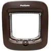 Image de PetSafe Microchip Cat Flap - Marron (Chatière à micropuce), Chatière + filet pour chat