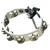 Image de Percussions Lp Latin Percussion Lp162 Tambourins Cyclop Sur Support Blanc Tambourin - Tamborim