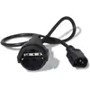 Image de APC Câble d'alimentation IEC320 C14/CEE 7/7 60cm, Accessoire ASI