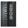 Image de APC NetShelter SX Enceinte avec côtés - Rack - noir - 42U - 19" - Conformité TAA - pour P/N: SMT2200I2U-BR, SRT1000XLA, SRT1500XLA, SRT2200XLA, SRT3000XLA, SRT3000XLAUS