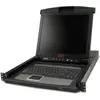 Image de APC 43.18cm 17Inch Rack LCD Console LCD - Clavier US - avec commutateur KVM analogique 16 ports intégré, Commutateur KVM, Noir