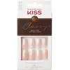 Image de KISS, Nail art + faux ongles, classy nails cozy meets cute 28 pcs (Ongles artificiels)