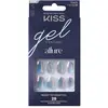 Image de KISS, Nail art + faux ongles, Gel Fantasy Allure Change Chance - 28 Pieces (Ongles artificiels, Argent)