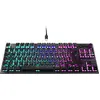 Image de Turtle Beach Clavier gaming PC TITAN Switch mécanique linéaire sans pavé numérique Vulcan TKL avec é (FR, Filaire), Clavier, Noir