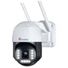 Image de 4K 8MP Caméra Surveillance WiFi Extérieure 2,4/5Ghz WiFi Ctronics PTZ Caméra IP WiFi Détection Humaine/Véhicule avec Suivi Automatique 355°Pan 90°Tilt Vision Nocturne Couleur Audio Bidirectionnel IP66