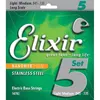 Image de Elixir Nanoweb 14782 - Jeu de cordes basse 5 cordes - 45-135