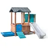 Image de Step2 maison de jeu avec toboggan Woodland Adventure193 cm marron / bleu