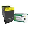 Image de Lexmark X417 - À rendement élevé - jaune - original - cartouche de toner LCCP, LRP - pour Lexmark CS417dn, CS517de, CX417de
