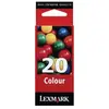 Image de Lexmark, Cartouche d'impression, Encre couleur Orig. n° 15MX120E (Color)