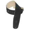 Image de Levy's MS4-BLK - Sangle en daim pour guitare basse - Black