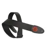 Image de Levy's MSS8-BLK - Sangle nylon logo Levy's en cuir - Black